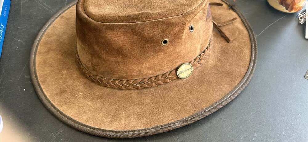 Barmah Suede Leather Outback Hat